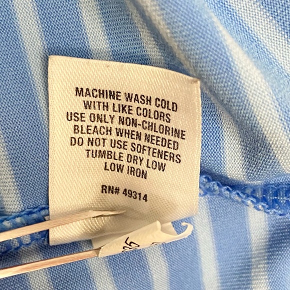 Under Armor West Virginia WVU Blue Striped Polo Loose Fit Men’s Medium - Picture 6 of 8